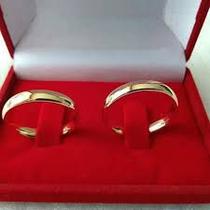 Par Alianças Casal Casamento Ouro 18 Kilates Maciça