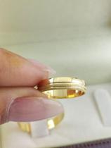 Par alianças de ouro 18k 4mm 4 gramas
