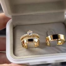 Par Alianças De Ouro 18k 5mm 10 Gramas