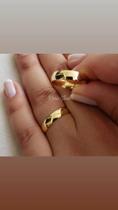 Par Alianças de ouro 416k com 5mm