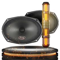 Par Alto Auto Falante 6x9 320w Woofer Shocker SH200 Grave
