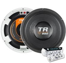 Par Alto Falante 12 Polegadas TR850 Branco 4 Ohms + Strobo Led Digital Zendel