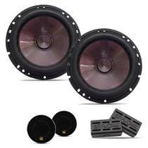 Par Alto Falante 2 Vias Bravox 6 Pol CS60P 120W RMS Com Twitter e Divisor Black