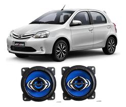 Par Alto Falante 4 Hurricane 130wrms Painel Toyota Etios Hatch Ori Azul