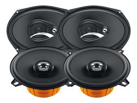 Par Alto Falante 5 Hertz Coaxial DCX130.3 80w + Par Alto Falante 6x9 Hertz Triaxial DCX690 180w