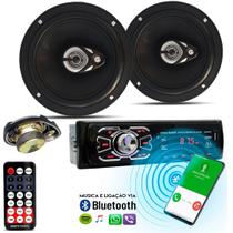 Par Alto Falante 6 Polegadas Tw. Magnético + Rádio Bluetooth Par Alto Falante 6 Polegadas Tw. Magnético + Rádio Bluetooth