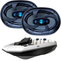 Par Alto Falante 6x9 Marítimo Marinizado Barco Lancha Preto Par Alto Falante 6x9 Marítimo Marinizado Barco Lancha Preto