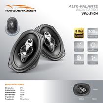Par Alto Falante Automotivo 2 Vias Hi-Res Som Grave Forte Potente para Carro Par Alto Falante Automotivo 2 Vias Hi-Res Som Grave Forte Potente para Carro