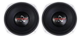 Par alto falante médio hp 400h 8 polegadas 8 ohms hard power