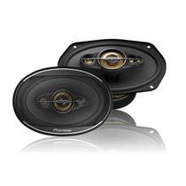Par Alto Falante Pioneer TS-A6998s cor preta 150W RMS