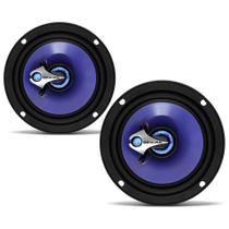 Par Alto Falante Shutt 6" 120W RMS 4 Ohms Triaxial Bobina Simples Preto Potência 480W Máx