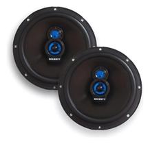 Par Alto Falante Soundfy 6 Polegadas Triaxial 120W