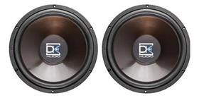 Par alto falante subwoofer a300 10 polegadas 300w rms 4 ohms dk audio