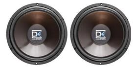Par alto falante subwoofer a300 12 polegadas 300w rms 4 ohms dk audio