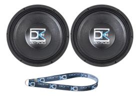 Par alto falante woofer a700 12 polegadas 700w rms 4 ou 8 ohms dk audio