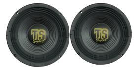 Par alto falante woofer spyder 8 polegadas trio ts 200w rms 4 ohms