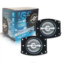 Par Alto Falantes Automotivo LS46 4X6 Pol Quadriaxial 70 WRMS Cada Alto Falante Leson - 2LS070046