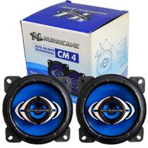 Par Alto Falantes Hurricane Quadriaxial Cm4 4 polegadas 110w Rms Original