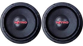 Par alto falantes spyder subwoofer 12 pol nitro 350w rms 4 ohms preto