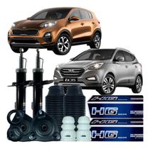 Par Amortecedor Batente Coxim Coifa Ix35 Sportage