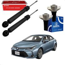 Par Amortecedor Corolla Hibrido Grs Kyb Traseiro + Kit Coxim Batente Par Amortecedor Corolla Hibrido Grs Kyb Traseiro + Kit Coxim Batente