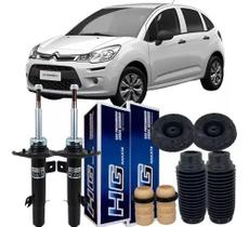 Par Amortecedor Coxim Batente Coifa Citroën C3 2012 Á 2022