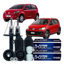 Par Amortecedor Coxim Coifa Dianteira Vw Up 2014 Á 2021