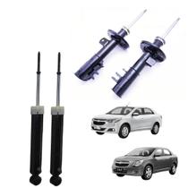 Par Amortecedor Dianteiro E Traseiro Cobalt 2012 A 2020