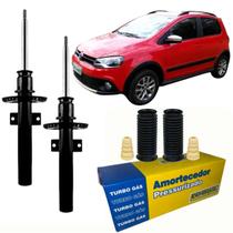 Par Amortecedor Dianteiro Fox 2004 a 2016 + KIt Batente e Coifa Original Embr