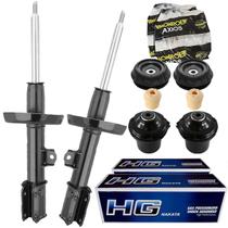 Par Amortecedor Dianteiro Nakata + Kits Axios Gm Corsa Novo