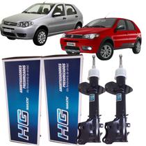 Par Amortecedor Dianteiro Pé Curvo Palio Economy Way 1.0 Fire 2007 a 2017 Nakata