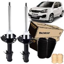 Par Amortecedor Fiat Novo Uno após 2010 Monroe + Kits Axios