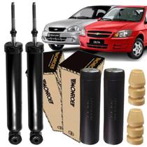 Par Amortecedor GM Corsa Celta Prisma Classic Traseiro + Kit