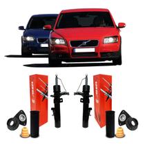 Par Amortecedor + Kit Batente Dianteiro Volvo C30 2007 08 09