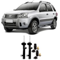 Par Amortecedor + Kit Batente Ecosport 4x4 (4WD) Dianteiro 2003 a 2012