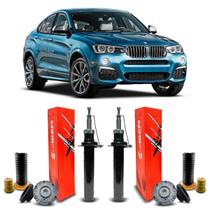 Par Amortecedor + Kit Coxim Dianteiro Bmw X4 F26