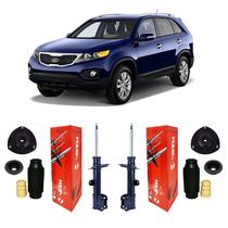 Par Amortecedor Kit Coxim Dianteiro Sorento 3.5 2010 A 2013