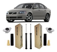 Par Amortecedor Kit Coxim Traseiro Volvo S40 2005 2006 2007