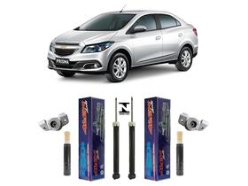 Par Amortecedor Kit Suspensão Traseira Prisma 2013 2014 2015