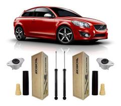 Par Amortecedor Kit Suspensão Traseira Volvo C30 2010 2011 2012