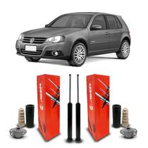 Par Amortecedor + Kit Traseiro Volkswagen Golf 2007 a 2013