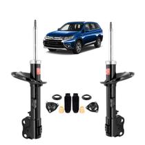 Par Amortecedor Mitsubishi Outlander Kayaba Dianteiro + Kit