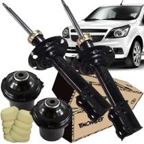 Par Amortecedor Monroe Dianteiro Montana + Kit Batente Coifa