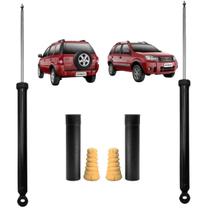 Par Amortecedor Monroe + Kit Batente Ford Ecosport 2012 Traseiro