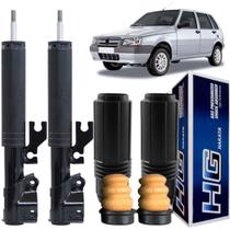 Par Amortecedor Nakata Traseiro Uno Mille + Kits
