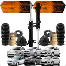 Par Amortecedor Original Cofap + Kit Coifa Batente Dianteiro Fiesta 1.0 1.5 1.6