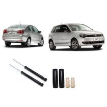 Par Amortecedor + Par Batente Polo Comfortline HatchSedan Traseiro 2002 Até 2005 1,0,1,6,2,0,8v Par Amortecedor + Par Batente Polo Comfortline HatchSedan Traseiro 2002 Até 2005 1,0,1,6,2,0,8v