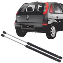 Par Amortecedor Tampa Traseira Porta Malas Corsa Hatch 4 Portas 2002 à 2012 Mola Gás