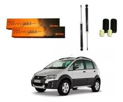 Par Amortecedor Traseiro Coifa Batente Fiat Idea Adventure