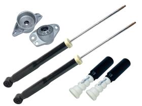 Par amortecedor traseiro golf 99 a 13 a3 + kit coxim batente